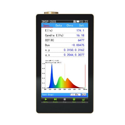 OHSP350S spectral irradiance colorimeter , extends wider wavelength to 350-950nm.